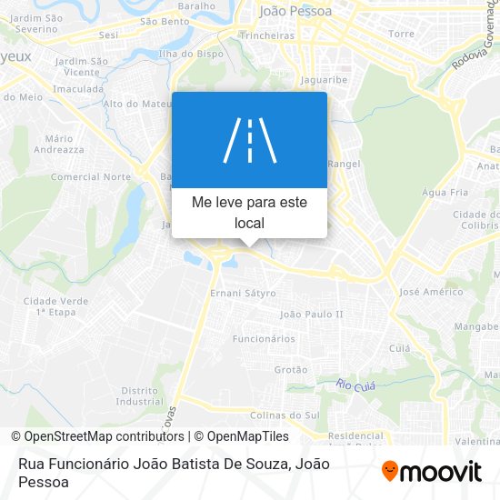 Rua Funcionário João Batista De Souza mapa