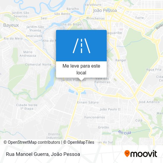 Rua Manoel Guerra mapa