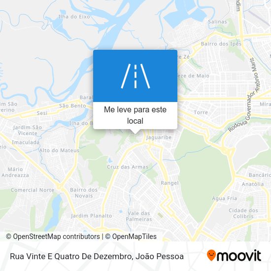 Rua Vinte E Quatro De Dezembro mapa