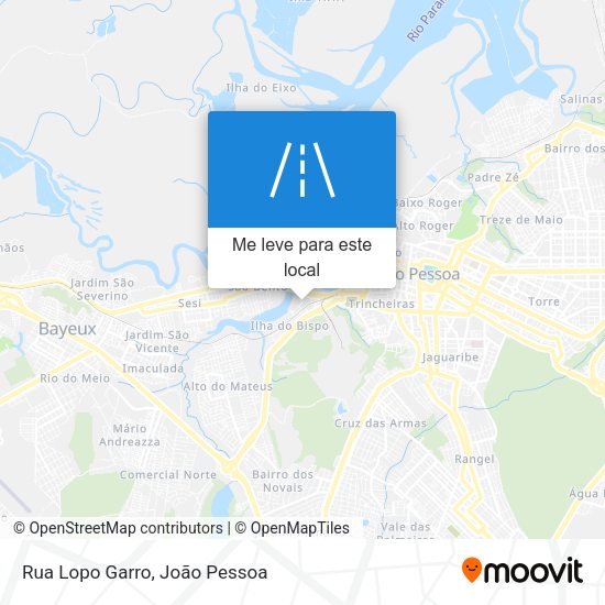 Rua Lopo Garro mapa
