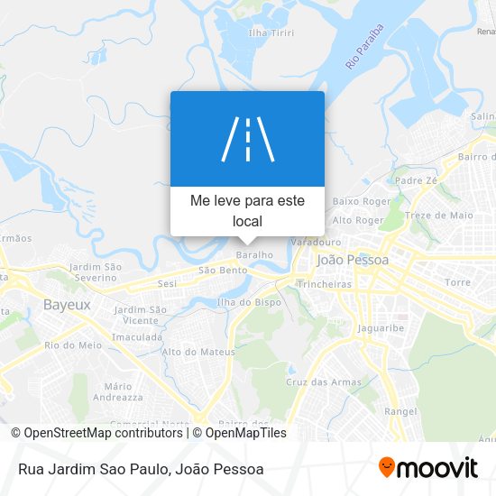 Rua Jardim Sao Paulo mapa
