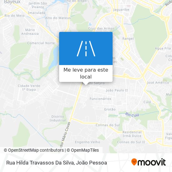 Rua Hilda Travassos Da Silva mapa