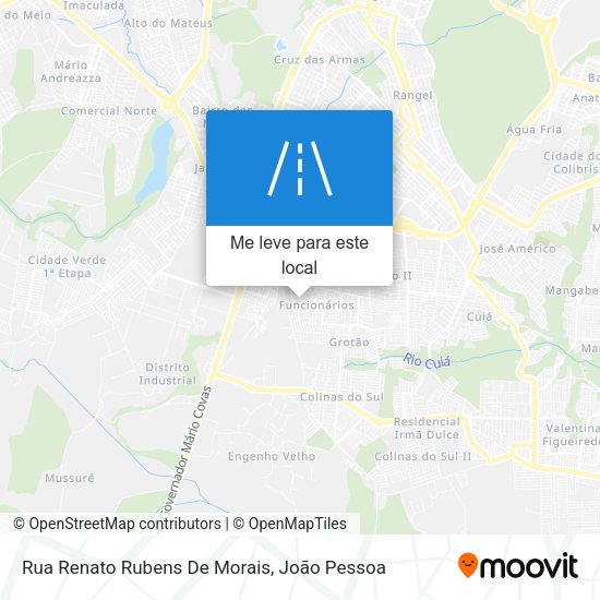 Rua Renato Rubens De Morais mapa