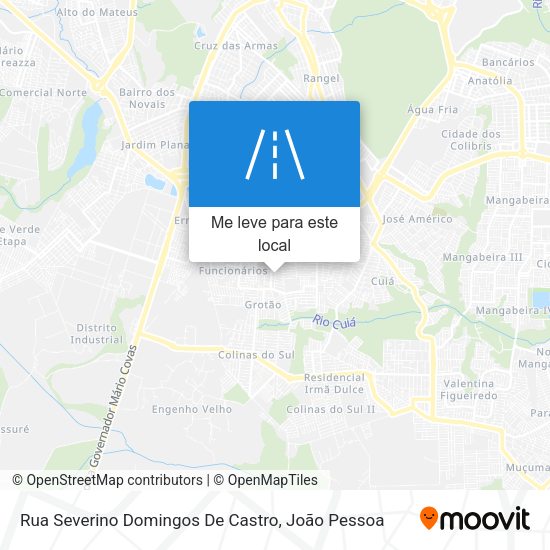 Rua Severino Domingos De Castro mapa