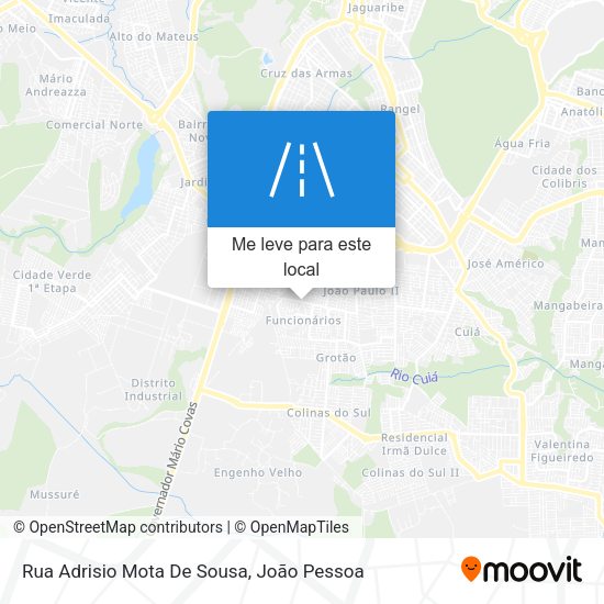 Rua Adrisio Mota De Sousa mapa