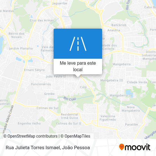 Rua Julieta Torres Ismael mapa
