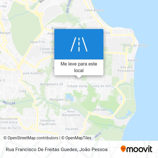 Rua Francisco De Freitas Guedes mapa