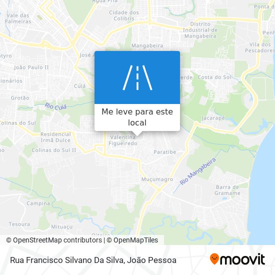Rua Francisco Silvano Da Silva mapa