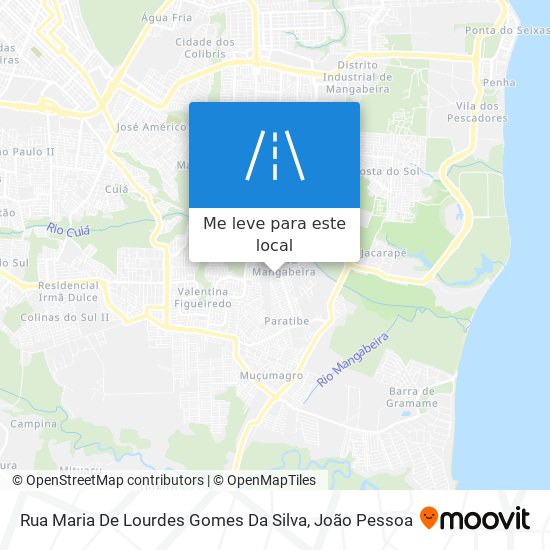 Rua Maria De Lourdes Gomes Da Silva mapa