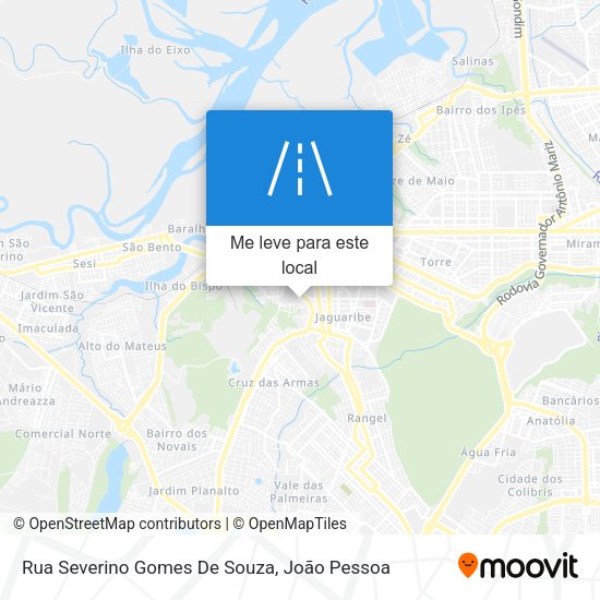 Rua Severino Gomes De Souza mapa