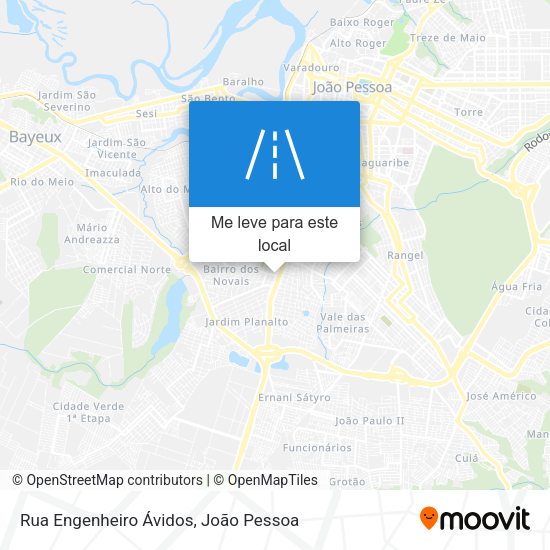 Rua Engenheiro Ávidos mapa