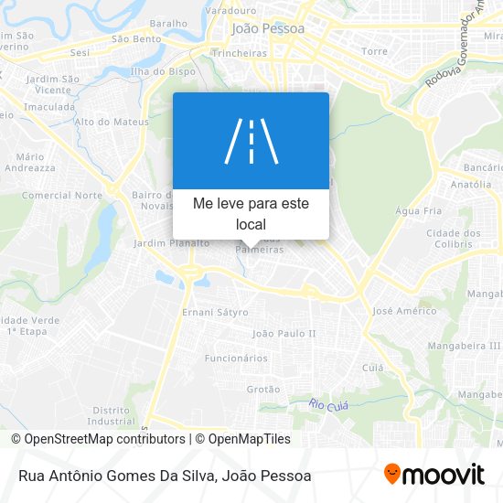 Rua Antônio Gomes Da Silva mapa