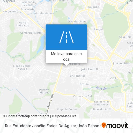 Rua Estudante Josélio Farias De Aguiar mapa