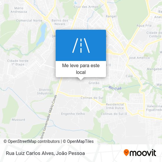 Rua Luiz Carlos Alves mapa