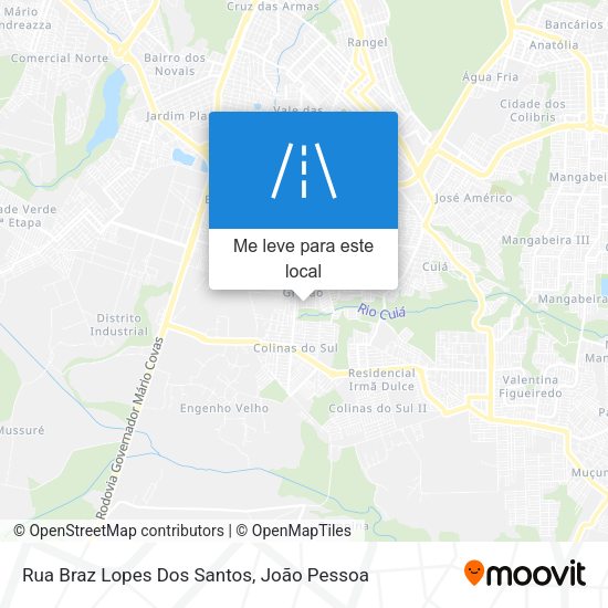 Rua Braz Lopes Dos Santos mapa
