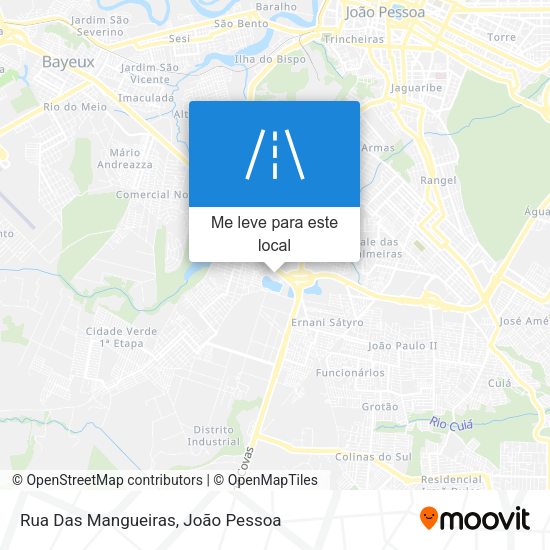 Rua Das Mangueiras mapa