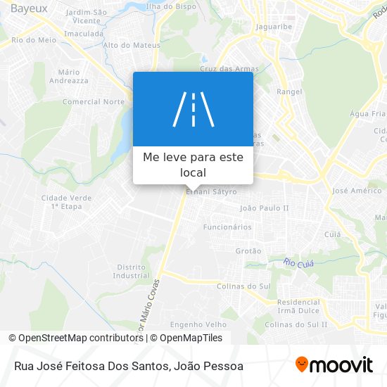 Rua José Feitosa Dos Santos mapa