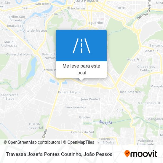 Travessa Josefa Pontes Coutinho mapa