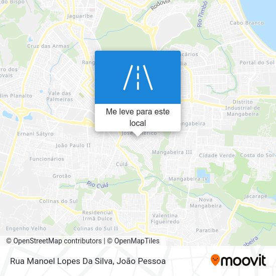 Rua Manoel Lopes Da Silva mapa