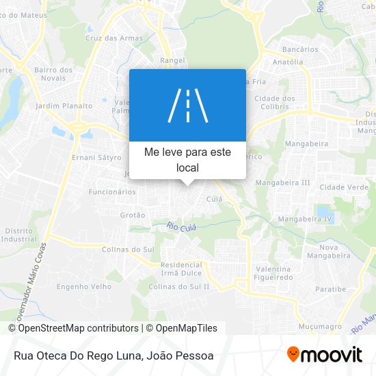 Rua Oteca Do Rego Luna mapa