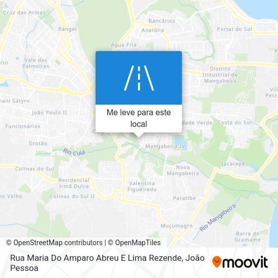 Rua Maria Do Amparo Abreu E Lima Rezende mapa