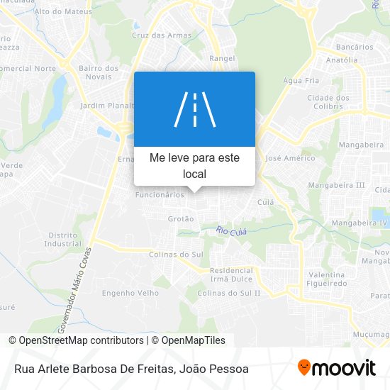 Rua Arlete Barbosa De Freitas mapa