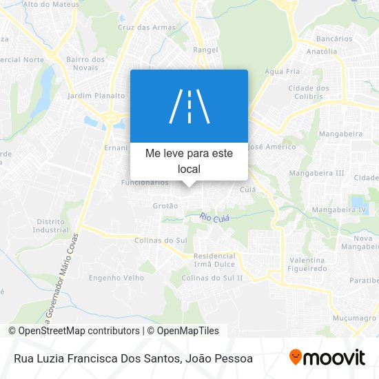 Rua Luzia Francisca Dos Santos mapa