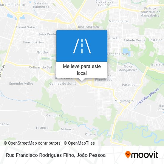 Rua Francisco Rodrigues Filho mapa
