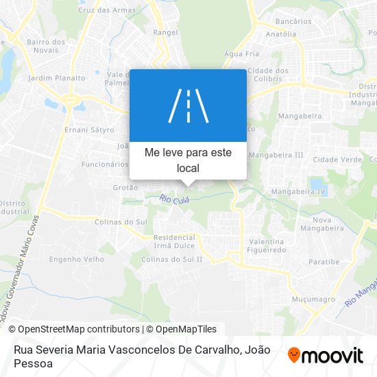 Rua Severia Maria Vasconcelos De Carvalho mapa