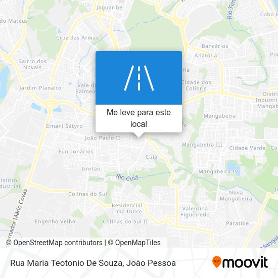 Rua Maria Teotonio De Souza mapa