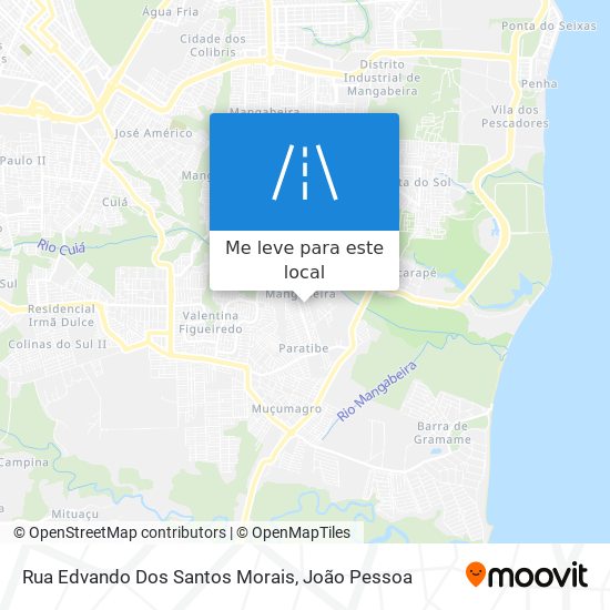 Rua Edvando Dos Santos Morais mapa