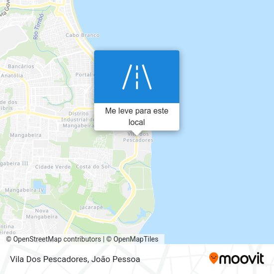 Vila Dos Pescadores mapa