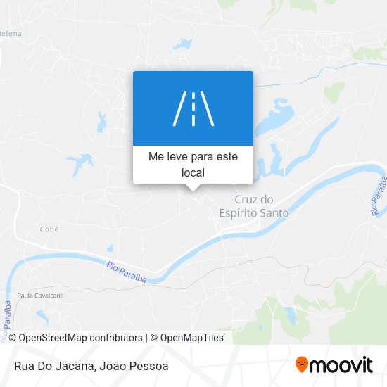 Rua Do Jacana mapa