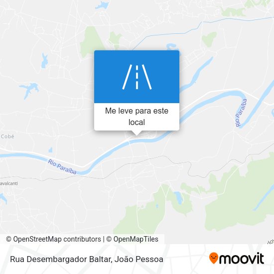 Rua Desembargador Baltar mapa