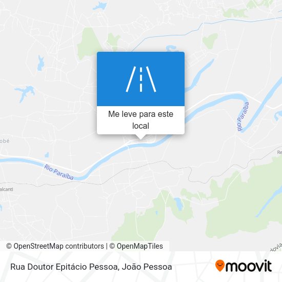 Rua Doutor Epitácio Pessoa mapa