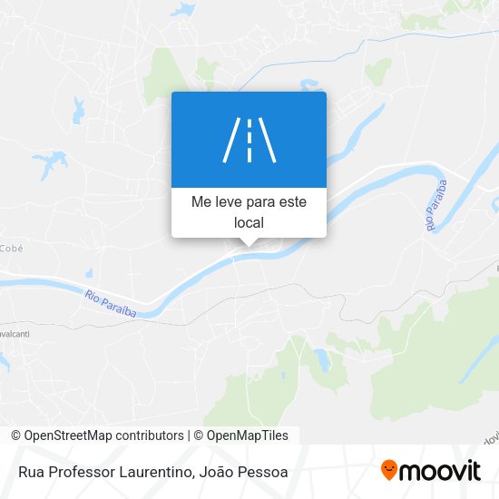 Rua Professor Laurentino mapa