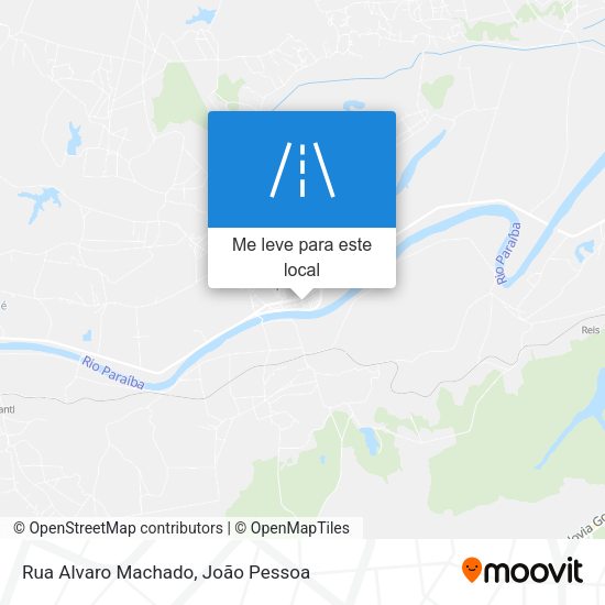 Rua Alvaro Machado mapa
