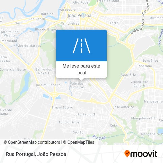 Rua Portugal mapa