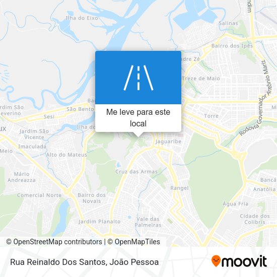 Rua Reinaldo Dos Santos mapa
