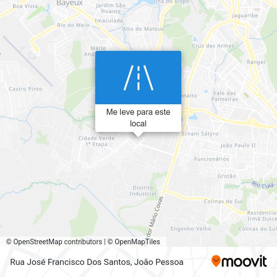 Rua José Francisco Dos Santos mapa