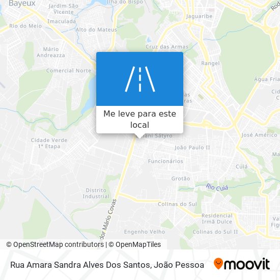 Rua Amara Sandra Alves Dos Santos mapa