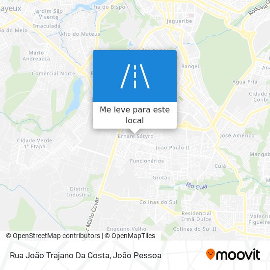 Rua João Trajano Da Costa mapa