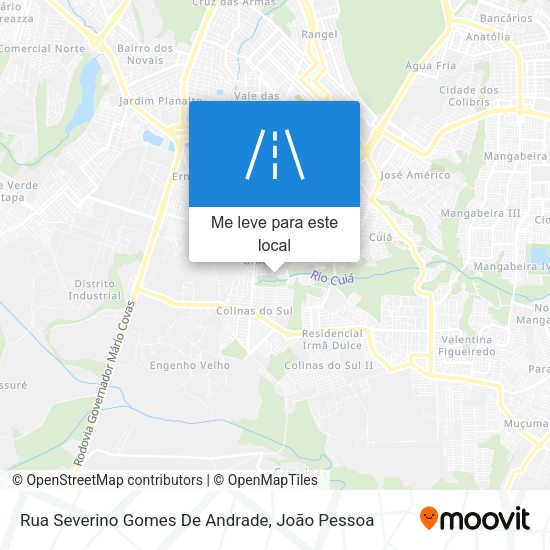 Rua Severino Gomes De Andrade mapa