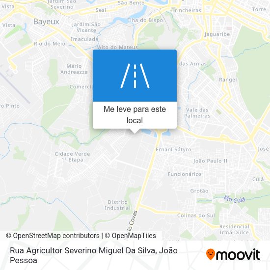 Rua Agricultor Severino Miguel Da Silva mapa