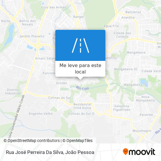 Rua José Perreira Da Silva mapa