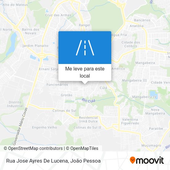Rua Jose Ayres De Lucena mapa
