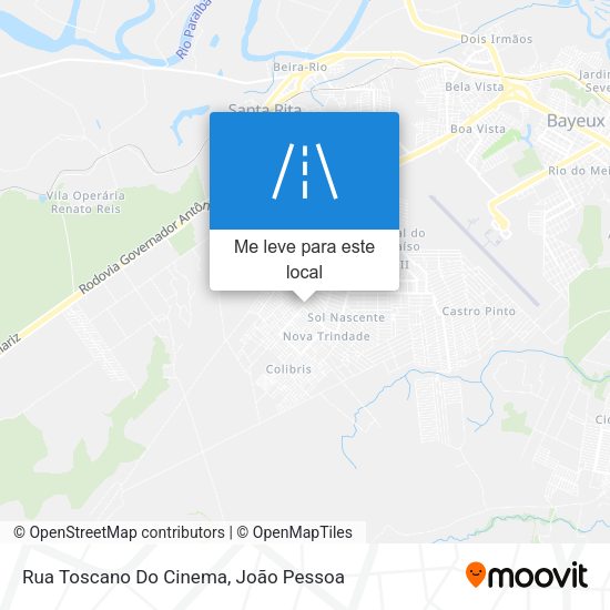 Rua Toscano Do Cinema mapa