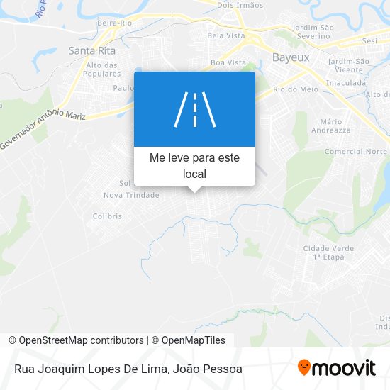 Rua Joaquim Lopes De Lima mapa