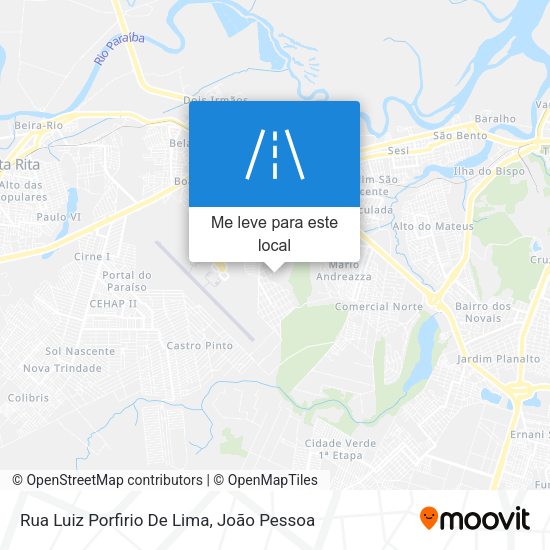 Rua Luiz Porfirio De Lima mapa