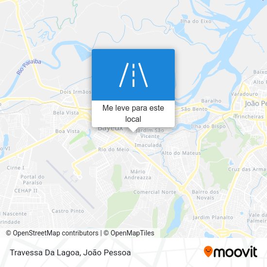 Travessa Da Lagoa mapa